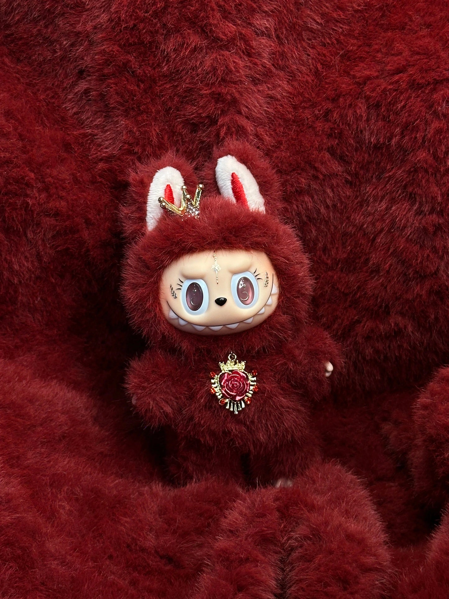 Authentic LABUBU Red Queen - Handcrafted Edition