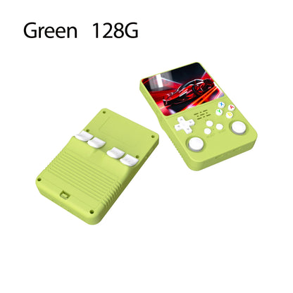 R36S Retro Handheld Game Console | ARKOS System 3.5" IPS Screen 128G Built-in Games Portable Pocket Video Player Gift for Boys